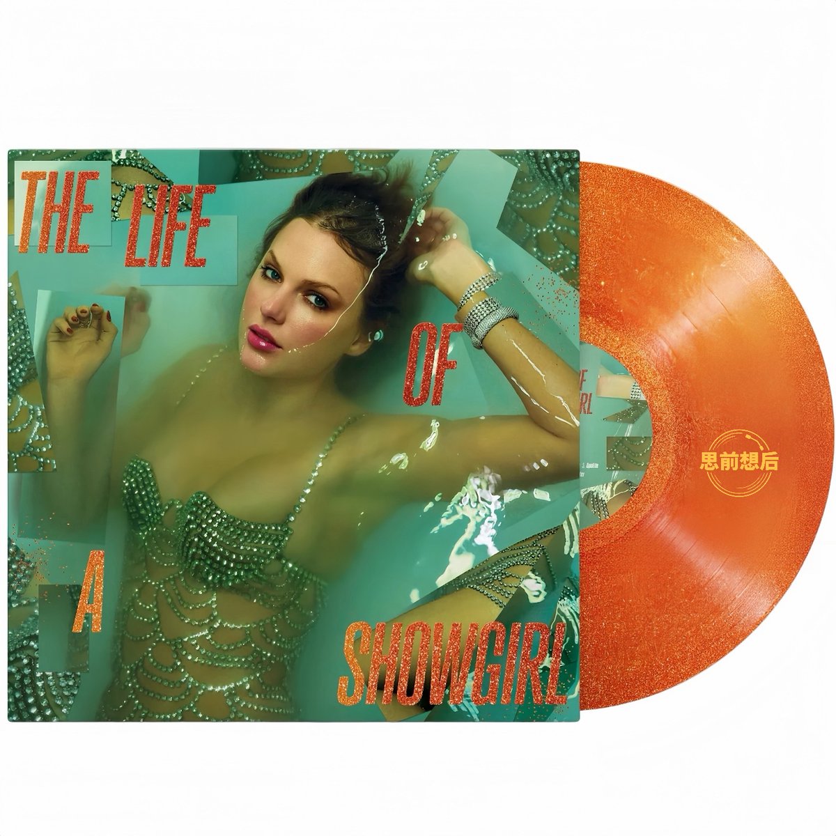 Taylor Swift - The Life Of A Showgirl (Glitter Orange Vinyl 1LP)